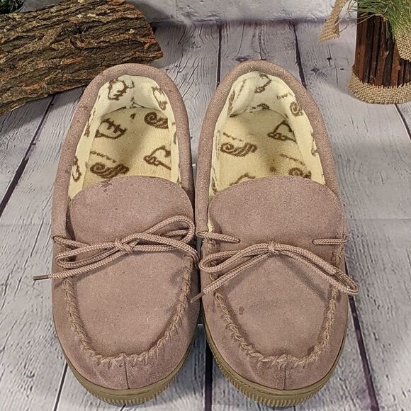 LAMO FOOTWEAR MEN'S MOCCASIN SLIPPERS - Picture 2 of 11